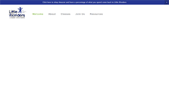 Desktop Screenshot of littlewonders.org
